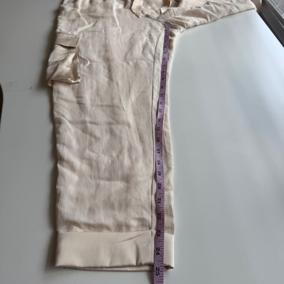 Cami Nyc Womens Harley Linen Silk Ceramic Cargo Pants - Picture 15 of 16